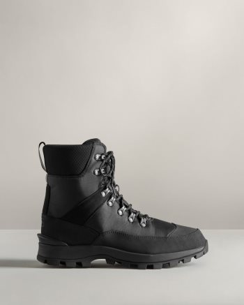 Black Men's Hunter Insulated Recycled Polyester Commando Boots | 1PaAernl