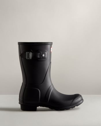 Black Women's Hunter Original Short Rain Boots | n4DrznSr