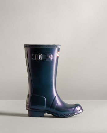 Blue Kids' Hunter Nebula Rain Boots | VmL7osKZ