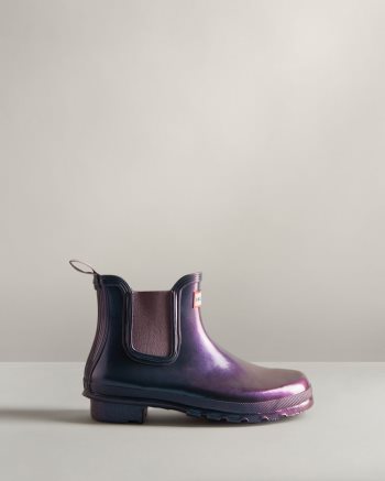 Blue Women's Hunter Nebula Rain Boots | 3aIOIqH7