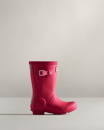 Bright Pink Kids' Hunter Original Boots | CcyGIETS