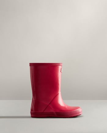 Bright Pink Kids' Hunter Original First Classic Gloss Rain Boots | ittNhUU5