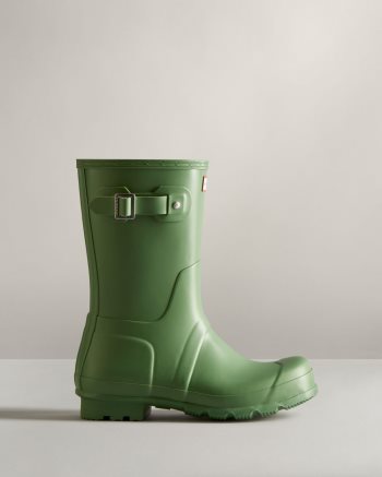 Green Men's Hunter Original Short Rain Boots | Y1ZT1qFV