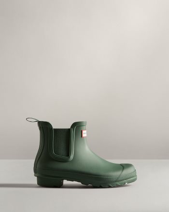 Green Women's Hunter Original Chelsea Boots | SEMBHr2h