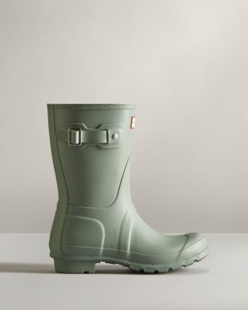 Green Women's Hunter Original Short Rain Boots | UVE5XlGS