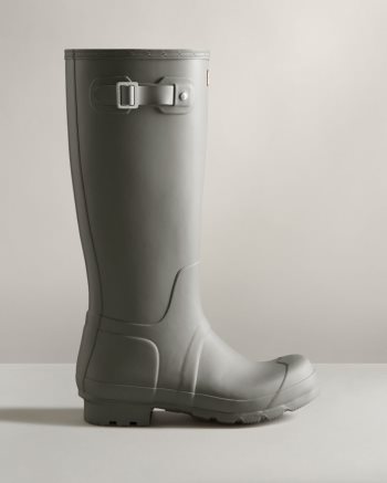 Grey Men's Hunter Original Tall Rain Boots | 8RCOfvUQ