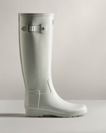 Grey Women's Hunter Refined Slim Fit Tall Rain Boots | D3QfoTfP