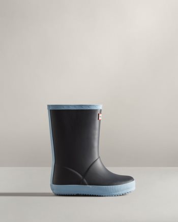 Navy / Blue Kids' Hunter First Classic Insulated Rain Boots | YgksYKej