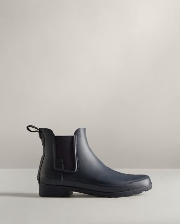 Navy Women's Hunter Refined Slim Fit Chelsea Boots | tmABXK6P