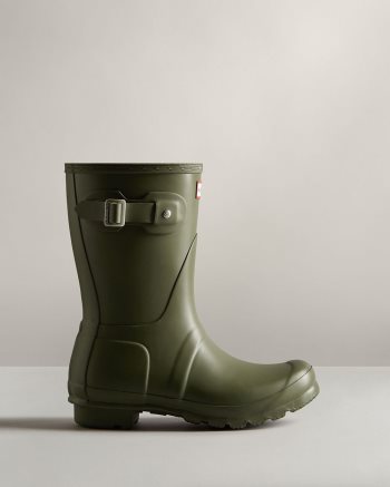 Olive Women's Hunter Original Short Rain Boots | V1aDwUol