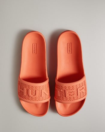 Orange Women's Hunter BLOOM™ Slides | s2XeKznX