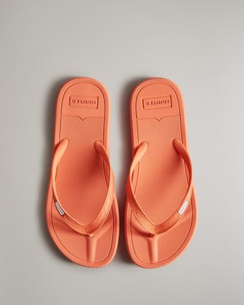 Orange Women's Hunter Original Flip Flops | HNLZyuo8