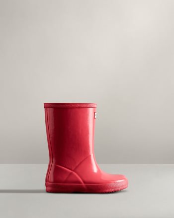 Pink Kids' Hunter Original First Classic Gloss Rain Boots | gW3B2Zv6