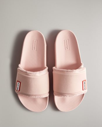 Pink Women's Hunter Adjustable Slides | 5UGw5rS5