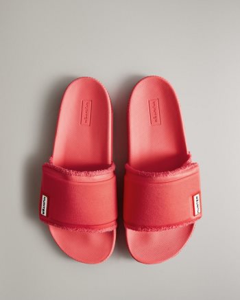 Pink Women's Hunter Adjustable Slides | YlgnoR0C