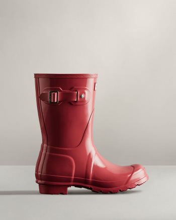 Rose Women's Hunter Original Short Gloss Rain Boots | V2lIizln