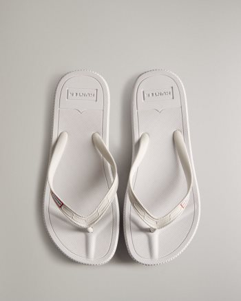 White Women's Hunter Original Flip Flops | wxtlHU9p