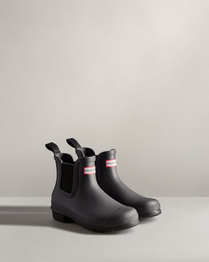 Black / Black Women's Hunter Original Two Tone Rain Boots | DCKYrTcl