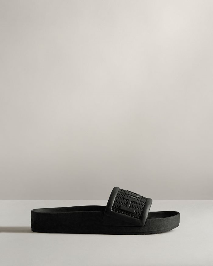 Black Men's Hunter BLOOM™ Slides | zj5qL11n