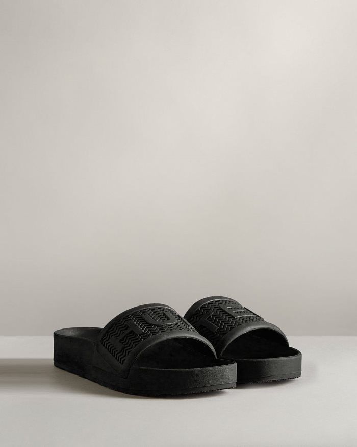 Black Men's Hunter BLOOM™ Slides | zj5qL11n