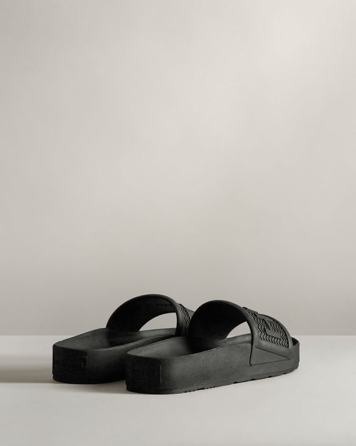 Black Men's Hunter BLOOM™ Slides | zj5qL11n