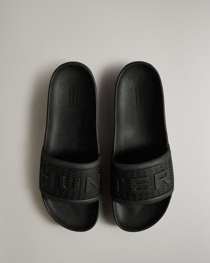 Black Men\'s Hunter BLOOM™ Slides | zj5qL11n