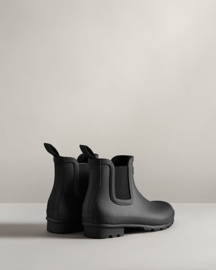 Black Men's Hunter Insulated Chelsea Boots | uEHBOPmB