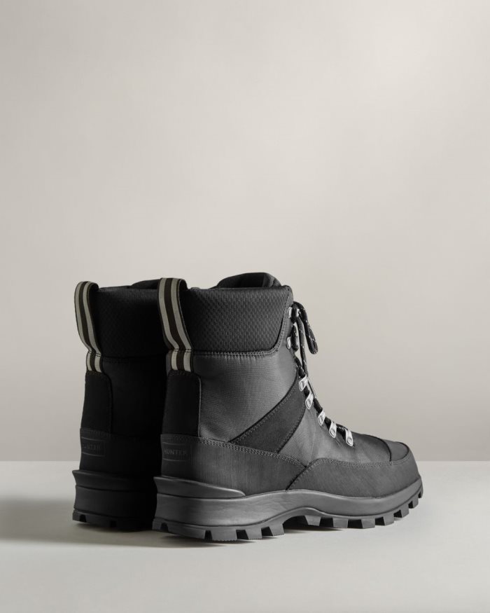 Black Men's Hunter Insulated Recycled Polyester Commando Boots | 1PaAernl