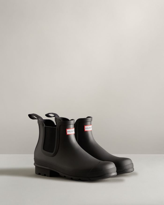 Black Men's Hunter Original Chelsea Boots | YXlv6hp7