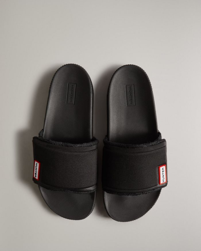 Black Women\'s Hunter Adjustable Slides | C8f5lUwu