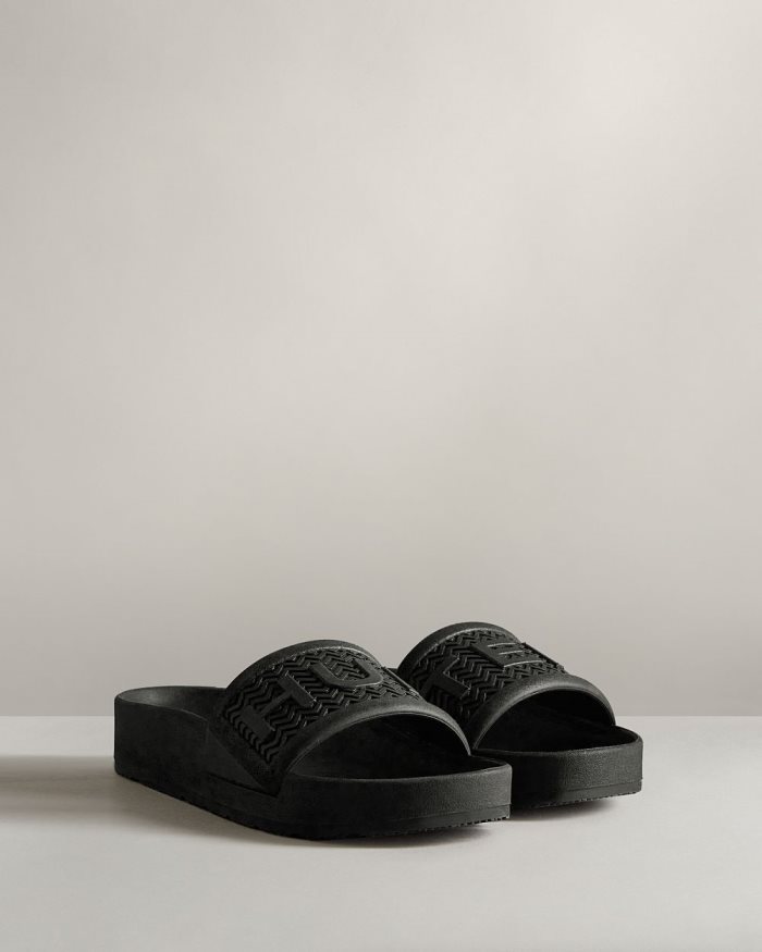 Black Women's Hunter BLOOM™ Slides | 7wiIRzEl