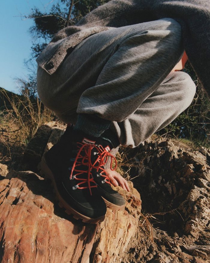 Black Women's Hunter Canvas Desert Commando Boots | nUujVMKy