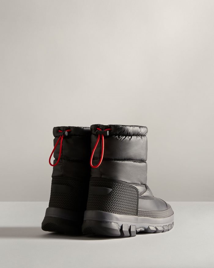 Black Women's Hunter Insulated Short Snow Boots | j4kTEjtT