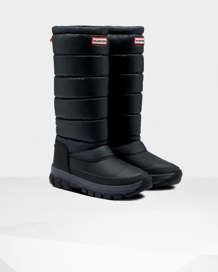 Black Women's Hunter Insulated Tall Snow Boots | f2NDG7oT