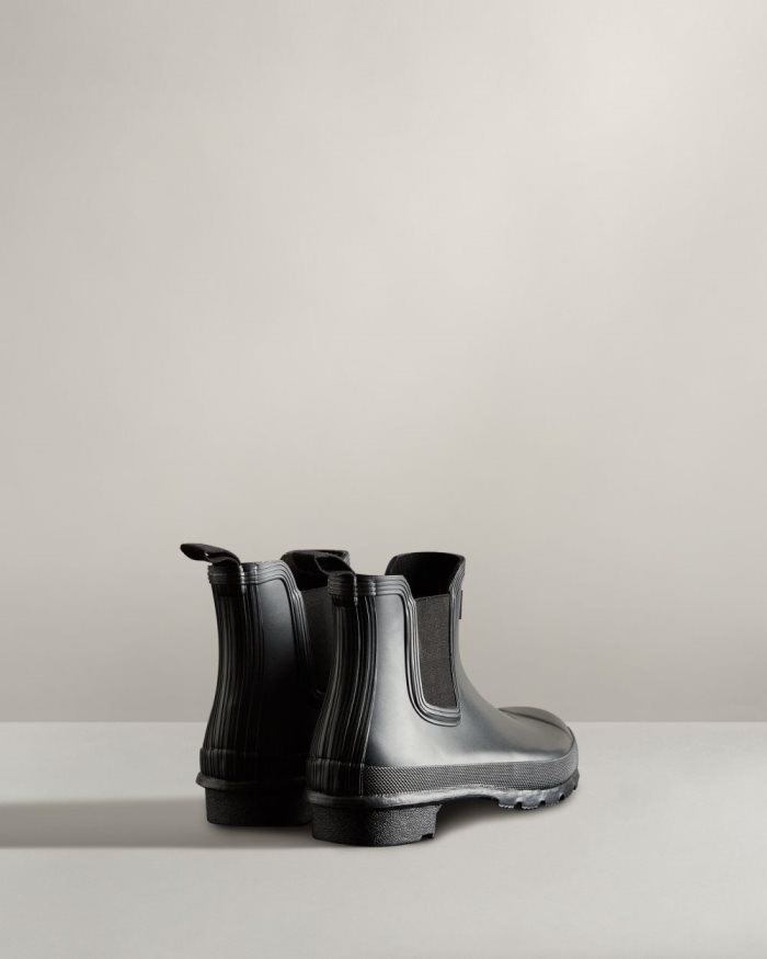 Black Women's Hunter Nebula Chelsea Boots | HzBzX9G3