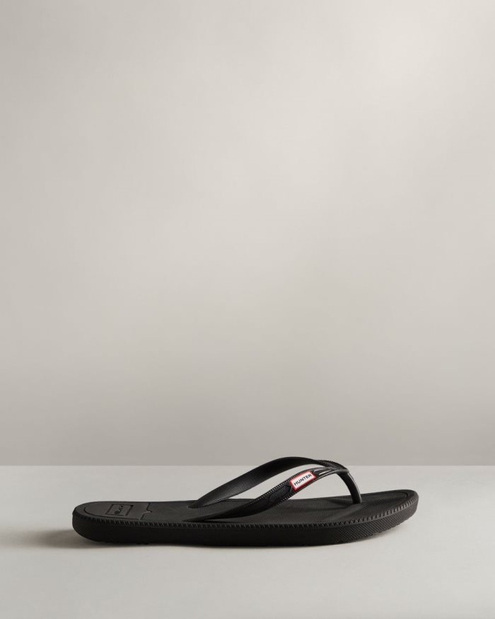 Black Women's Hunter Original Flip Flops | sHoLeW2p