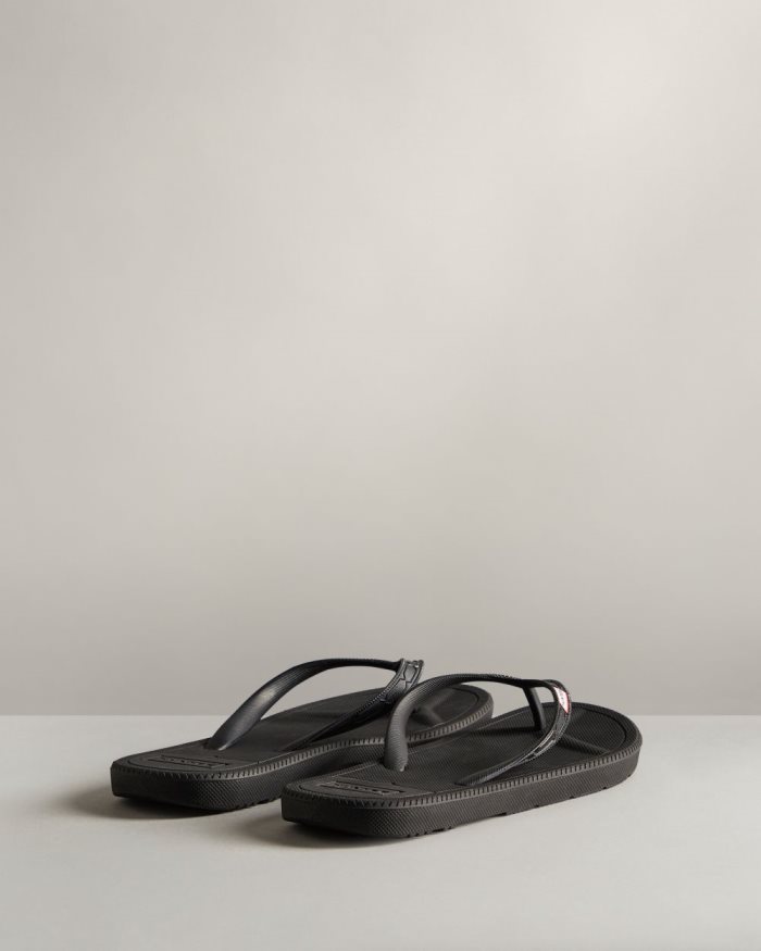 Black Women's Hunter Original Flip Flops | sHoLeW2p