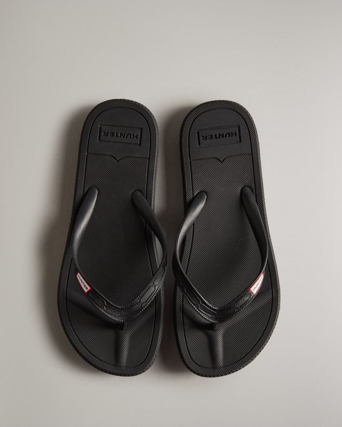 Black Women's Hunter Original Flip Flops | sHoLeW2p