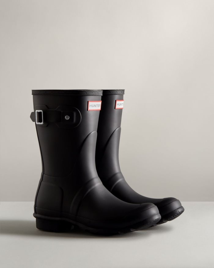 Black Women's Hunter Original Short Rain Boots | n4DrznSr