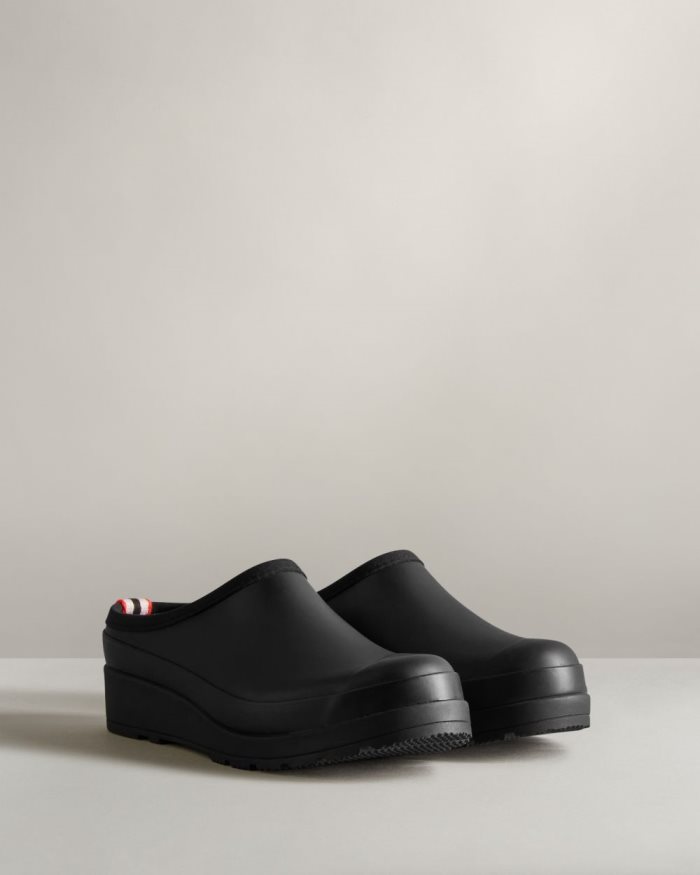 Black Women's Hunter Play Clogs | 9enCwqxz