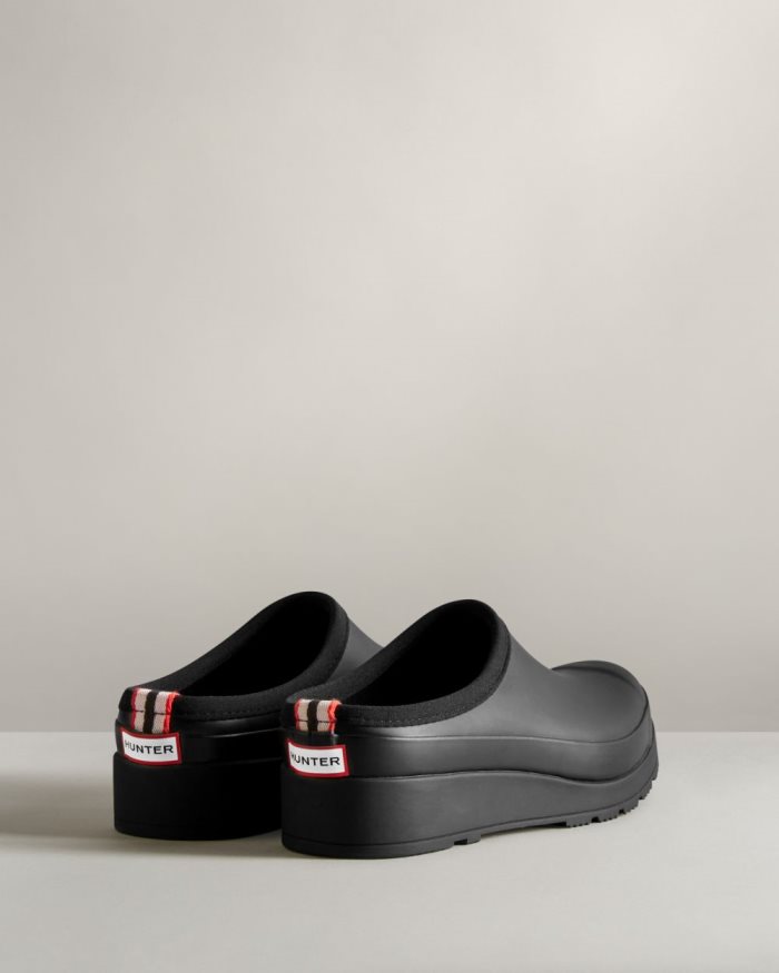 Black Women's Hunter Play Clogs | 9enCwqxz