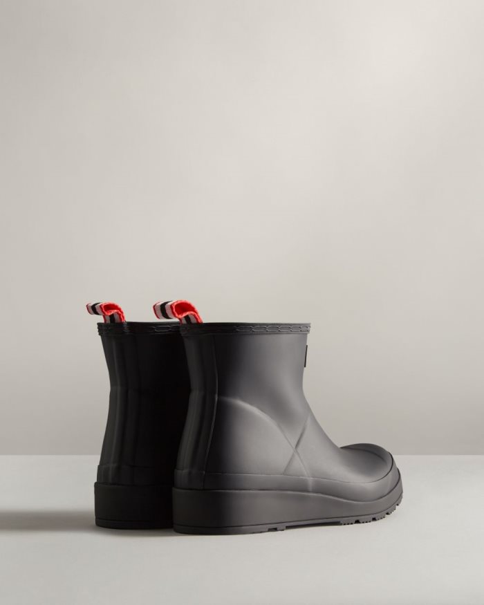 Black Women's Hunter Play Short Rain Boots | m1noAMsI