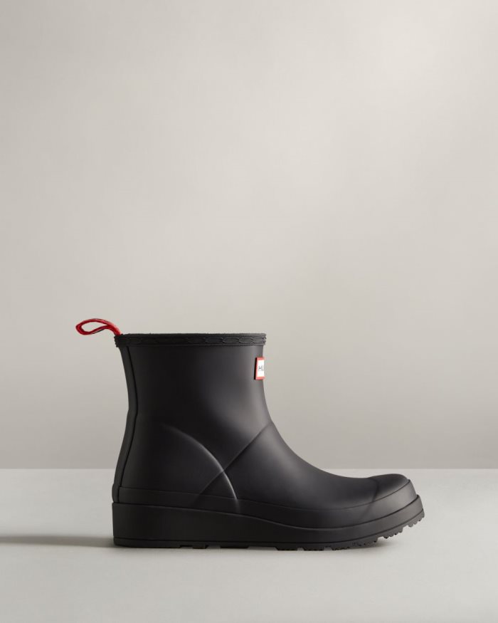 Black Women's Hunter Play Short Rain Boots | m1noAMsI