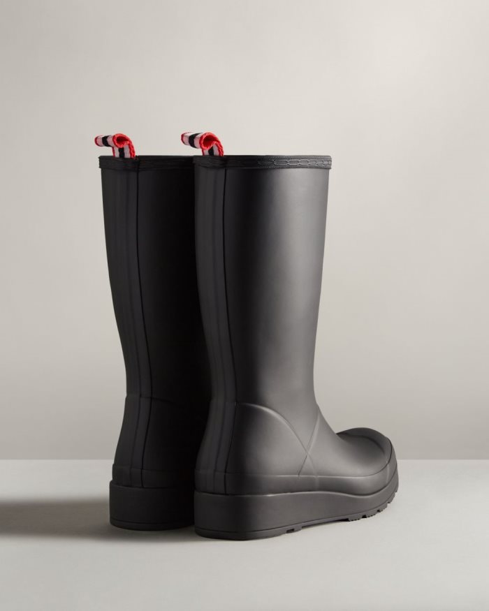 Black Women's Hunter Play Tall Rain Boots | hkNa8OrT