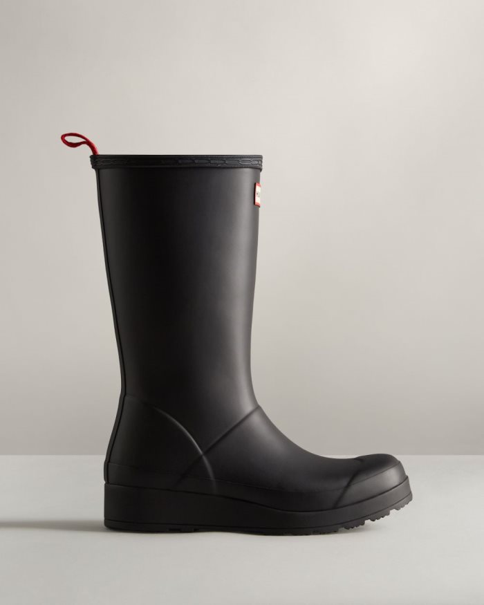 Black Women's Hunter Play Tall Rain Boots | hkNa8OrT