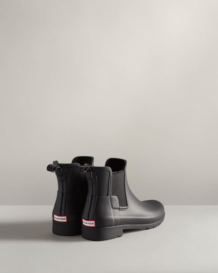 Black Women's Hunter Refined Slim Fit Chelsea Boots | gZTaVyyc