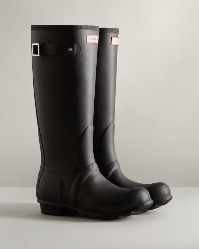 Black Women's Hunter Tall Insulated Rain Boots | KF0BoRX4