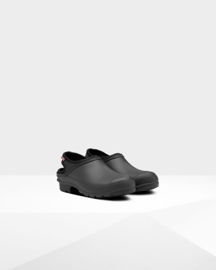 Black Women's Hunter Waterproof Lower Clogs | 2nB8JBJ4