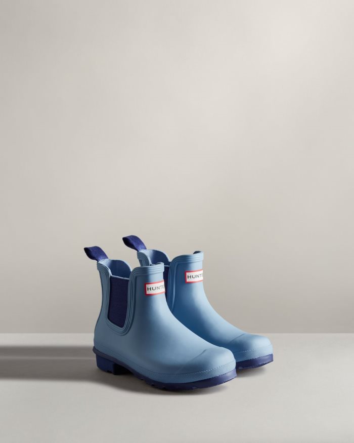 Blue / Blue Women's Hunter Original Chelsea Boots | 4oKbSFgv