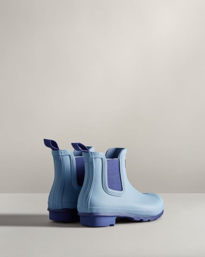 Blue / Blue Women's Hunter Original Chelsea Boots | 4oKbSFgv